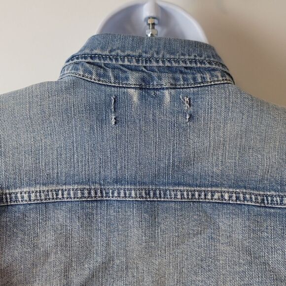 MAISON SCOTCH Distressed Denim Jacket - Picture 13 of 16